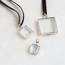 Load image into Gallery viewer, Rock Crystal Lockets - Oval or Square