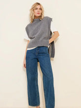 Load image into Gallery viewer, Kalvos Grey Dove Merino Wool Hand Knitted Vest