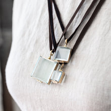 Load image into Gallery viewer, Rock Crystal Lockets - Oval or Square