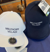 Load image into Gallery viewer, Millthorpe Village Caps Navy or White
