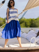 Load image into Gallery viewer, NYX TUTU SKIRT SHORT - COTTON ORGANDY Chocolate or Cobalt Blue
