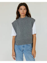 Load image into Gallery viewer, Kalvos Grey Dove Merino Wool Hand Knitted Vest