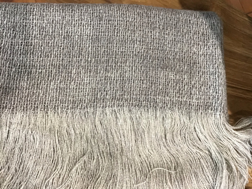 Wrap, hand woven 100% NZ Wool and Alpaca