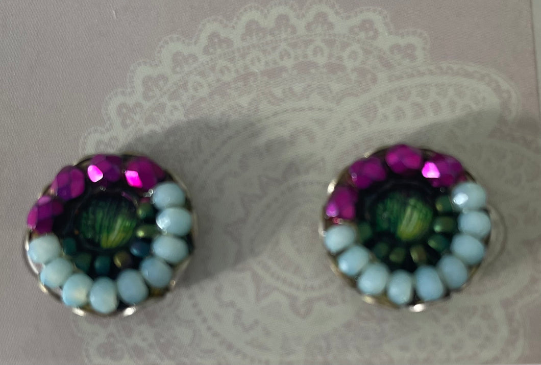 Ayala Bar button earrings
