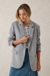 Load image into Gallery viewer, Ceres Life HERITAGE BLAZER/NEUTRAL TWEED WOOL BLEND
