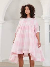 Load image into Gallery viewer, The Anouk Dress in Pink Check from Meg by Design

