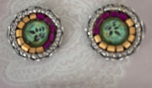 Load image into Gallery viewer, Ayala Bar button earrings
