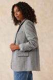 Load image into Gallery viewer, Ceres Life HERITAGE BLAZER/NEUTRAL TWEED WOOL BLEND
