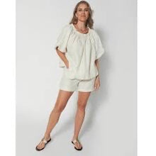 Load image into Gallery viewer, Santorini Blouse in Bronze or Natural Linen
