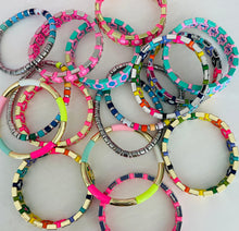 Load image into Gallery viewer, Enamel and Bead Bracelets Assorted Colours and Styles
