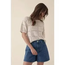 Load image into Gallery viewer, Ceres Life Square knit Boxy Tee

