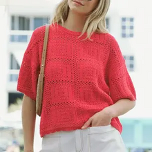Load image into Gallery viewer, Ceres Life Square knit Boxy Tee
