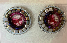 Load image into Gallery viewer, Ayala Bar button earrings
