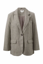 Load image into Gallery viewer, Ceres Life HERITAGE BLAZER/NEUTRAL TWEED WOOL BLEND
