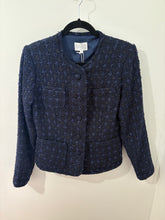 Load image into Gallery viewer, The classic Chanel Style Jamila Jacket in Navy from Kamare
