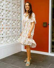Load image into Gallery viewer, Mimosa Dress in Spring Meadow Print
