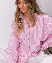 Load image into Gallery viewer, AUSTIN striped shirt in Pink or Navy
