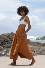 Load image into Gallery viewer, Hannah Linen Skirt in Cinnamon or Ivory
