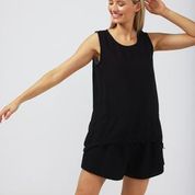 Load image into Gallery viewer, Nomad-singlet-black-cotton-shanty
