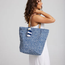 Load image into Gallery viewer, Ocean Tote in Black or Navy Spot
