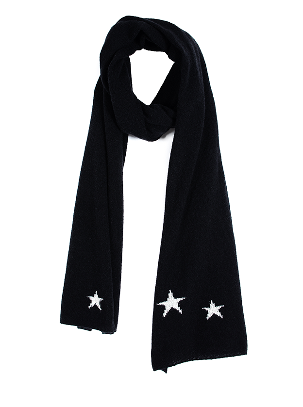 Cashmere and Wool Star Scarf