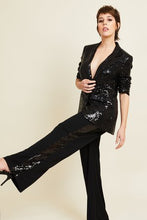 Load image into Gallery viewer, Kamare Cole Jersey Pant with Sequin Trim
