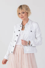 Load image into Gallery viewer, New London Jeans JEANS JACKET IN WHITE DENIM
