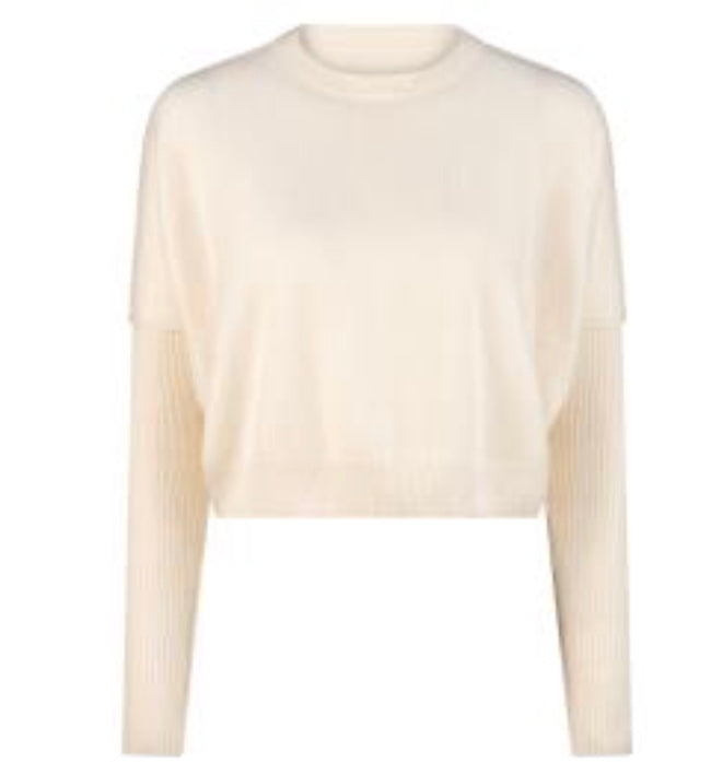 Lilly Pilly Byron Bay Miri Cashmere Knit in Ivory
