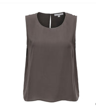 Load image into Gallery viewer, Lilly Pilly Lulu Silk Tank in Chocolate
