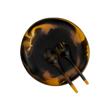 Load image into Gallery viewer, Resin Servers set of 2 in tortoise shell
