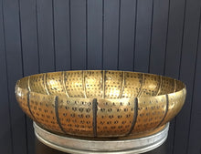 Load image into Gallery viewer, Large Brass Decorative Bowl
