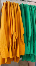 Load image into Gallery viewer, Oversized Cotton shirt in Green or Mustard
