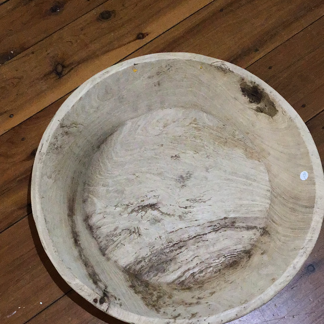 Chinese Large Wooden Bowl