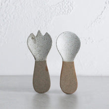 Load image into Gallery viewer, Ceramic Salad Servers by Robert Gordon
