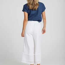 Load image into Gallery viewer, Sailor Pant in White Linen
